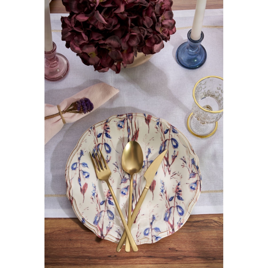 Jedálenská sada 24 ks pestrofarebná/porcelán