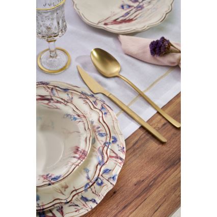 Jedálenská sada 24 ks pestrofarebná/porcelán