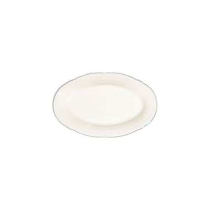Jedálenská sada 53 ks biela/strieborná/porcelán