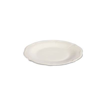 Jedálenská sada 53 ks biela/strieborná/porcelán