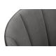 Jedálenská stolička BAKERI 86x48 cm šedá/svetlý dub