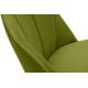 Jedálenská stolička BAKERI 86x48 cm svetlozelená/svetlý dub