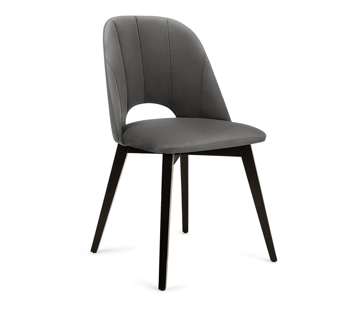 Konsimo Sp. z o.o. Sp. k. Jedálenská stolička BOVIO 86x48 cm šedá/buk 12074.01.050