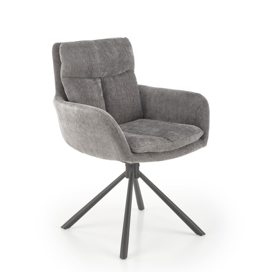 Jedálenská stolička HALSA 1 ks sivá