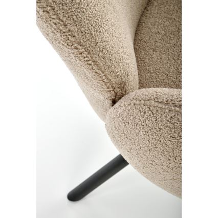 Jedálenská stolička KIVA, 1 ks, hnedá