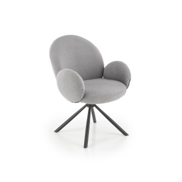 Jedálenská stolička KIVA 1 ks sivá