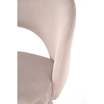 Jedálenská stolička KVEL 1 ks krémová