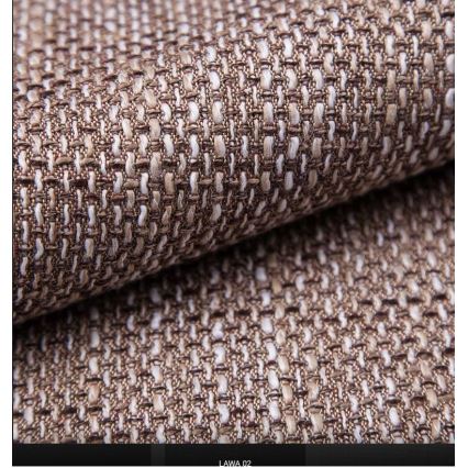 Jedálenská stolička NATE biela/hnedá