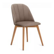 Jedálenská stolička RIFO 86x48 cm béžová/buk
