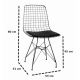 Jedálenská stolička TEL 80x53 cm čierna