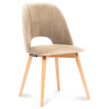 Jedálenská stolička TINO 86x48 cm béžová/buk