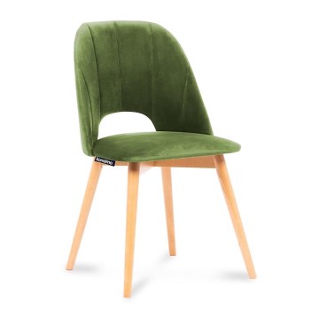 Jedálenská stolička TINO 86x48 cm svetlozelená/svetlý dub