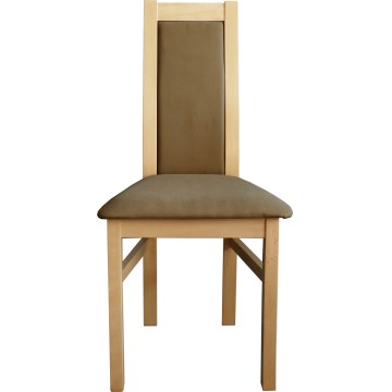 Jedálenská stolička ZOE buk/hnedá