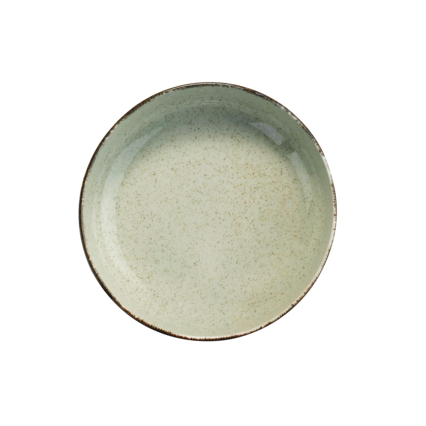 Jedálenská súprava 12 ks zelená/porcelán