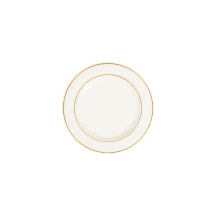 Jedálenská súprava 18 ks biela/zlatá/porcelán