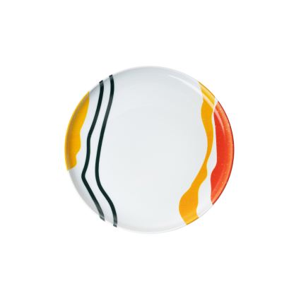 Jedálenská súprava 18 ks pestrofarebná/porcelán