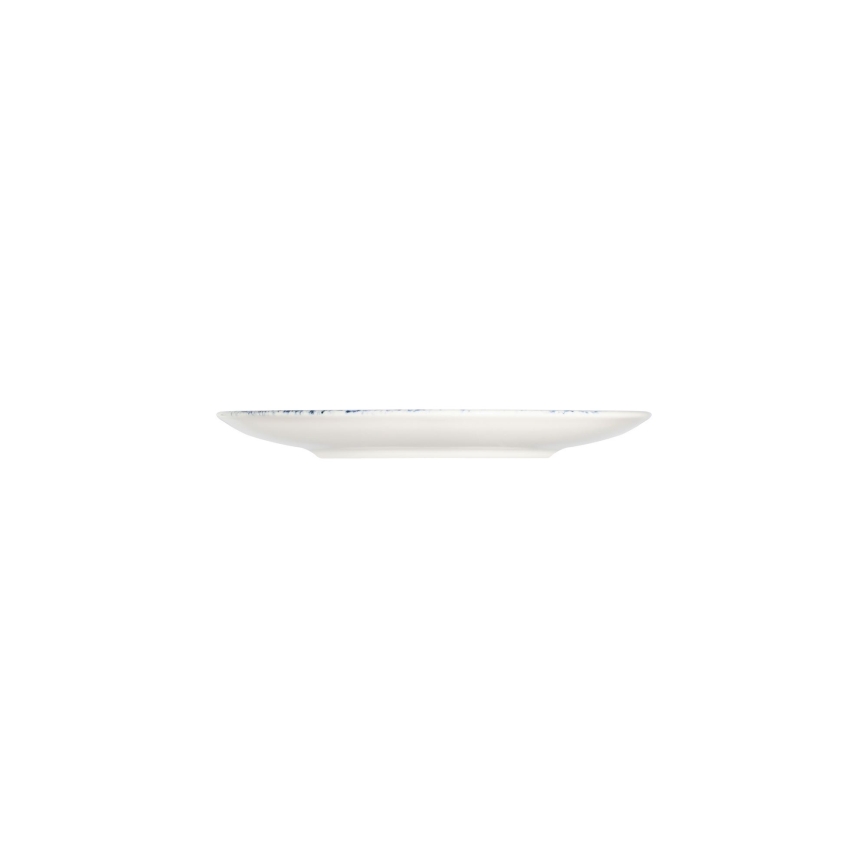 Jedálenská súprava 24 ks biela/červená/modrá /porcelán