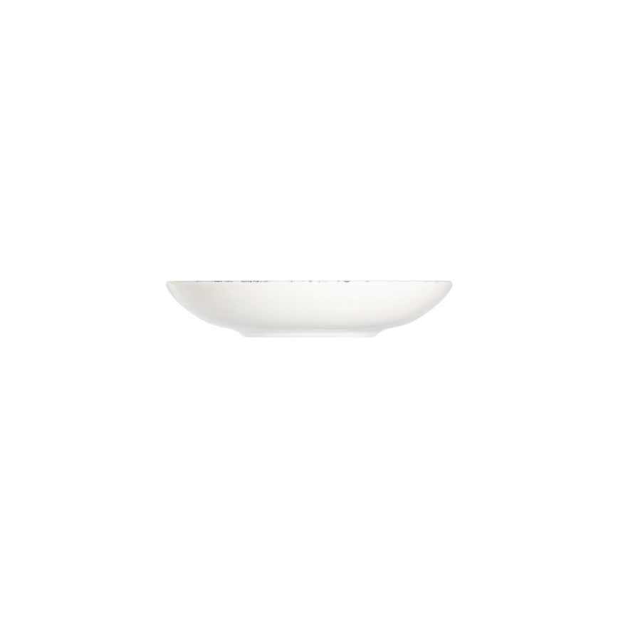 Jedálenská súprava 24 ks biela/červená/modrá /porcelán