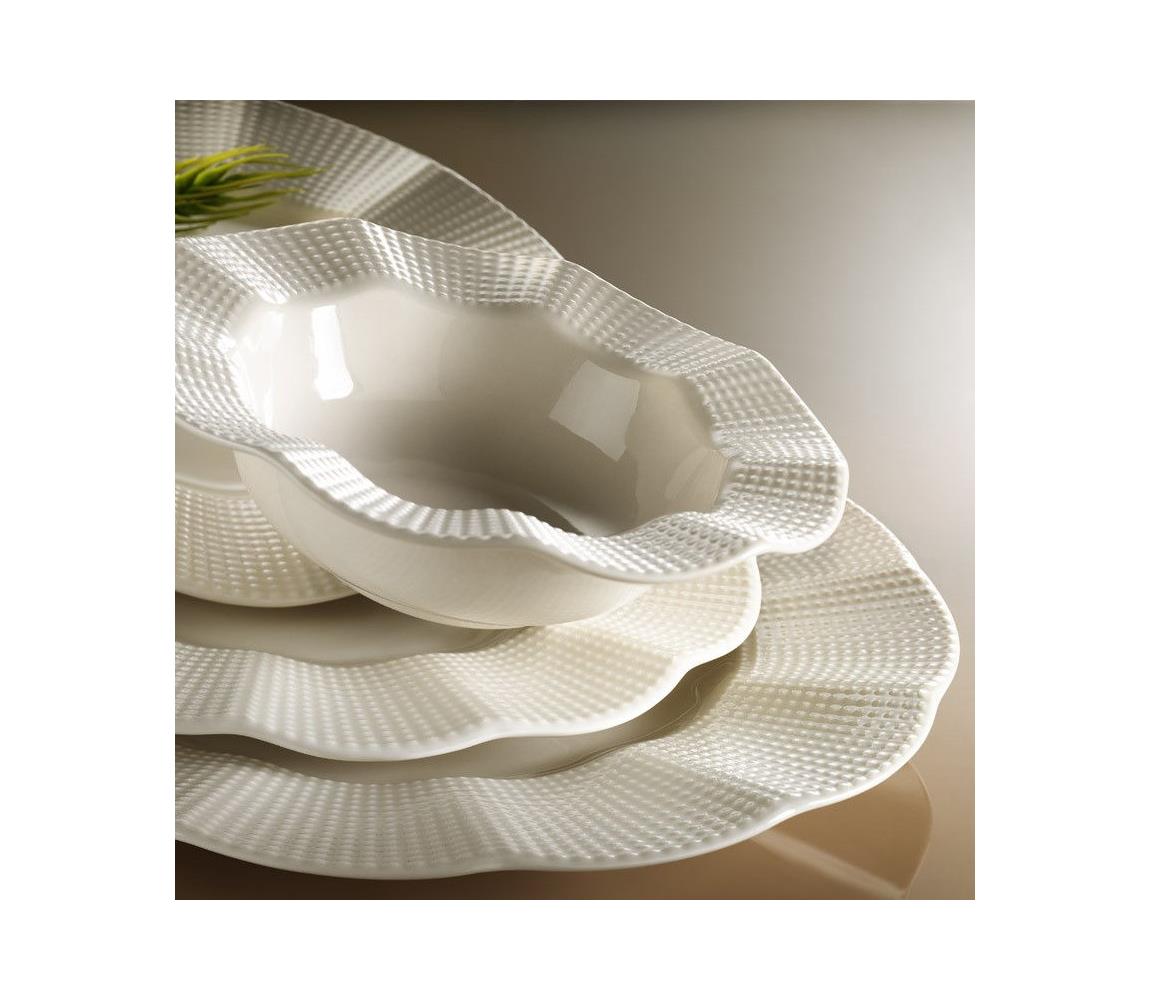Jedálenská súprava 24 ks biela/porcelán 710KTP2533