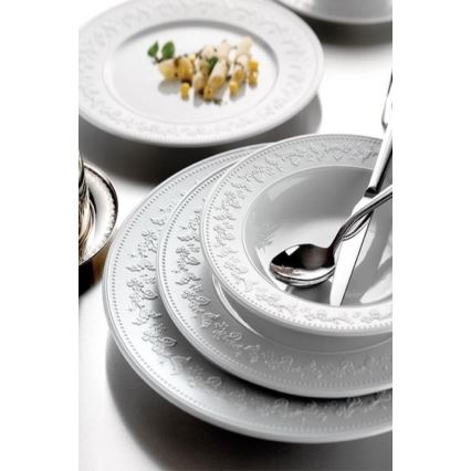 Jedálenská súprava 24 ks biela/porcelán