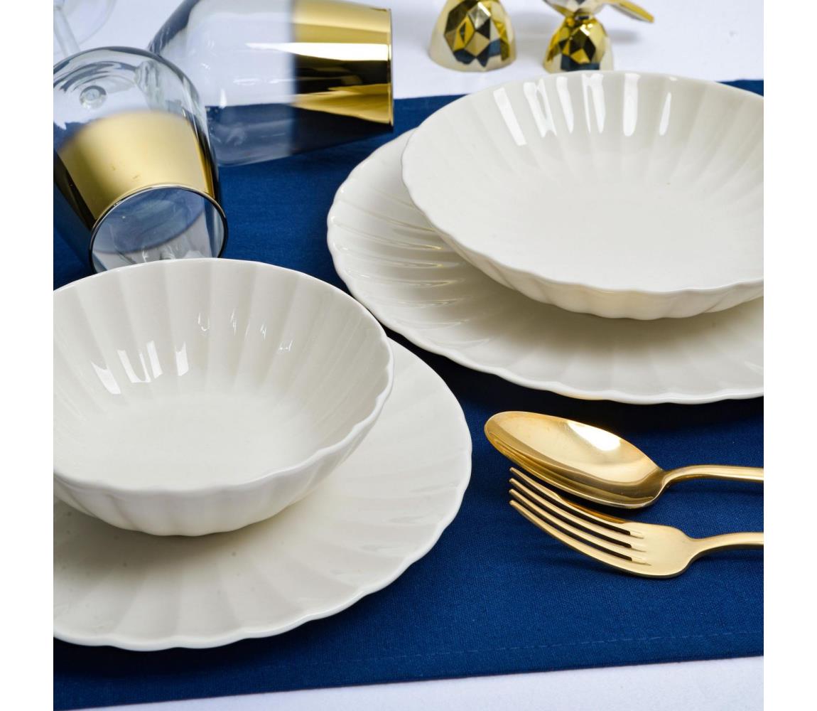 Jedálenská súprava 24 ks biela/porcelán 858CMR1324