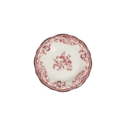 Jedálenská súprava 24 ks biela/ružová/porcelán