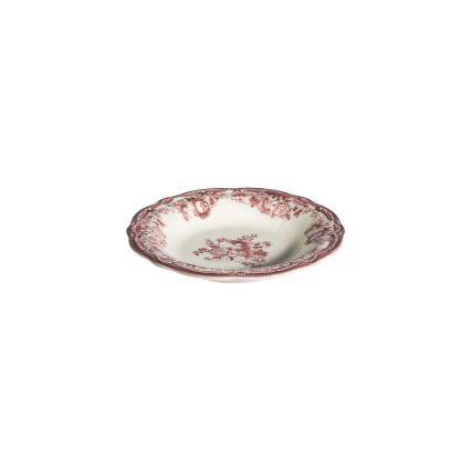 Jedálenská súprava 24 ks biela/ružová/porcelán
