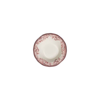 Jedálenská súprava 24 ks biela/ružová/porcelán