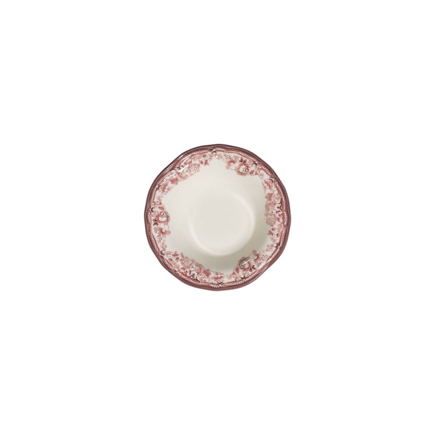 Jedálenská súprava 24 ks biela/ružová/porcelán