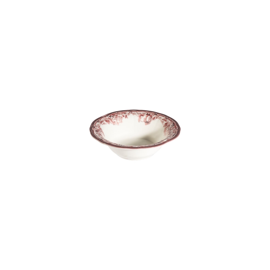 Jedálenská súprava 24 ks biela/ružová/porcelán