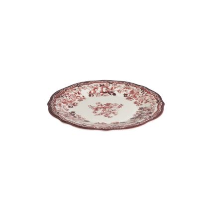 Jedálenská súprava 24 ks biela/ružová/porcelán