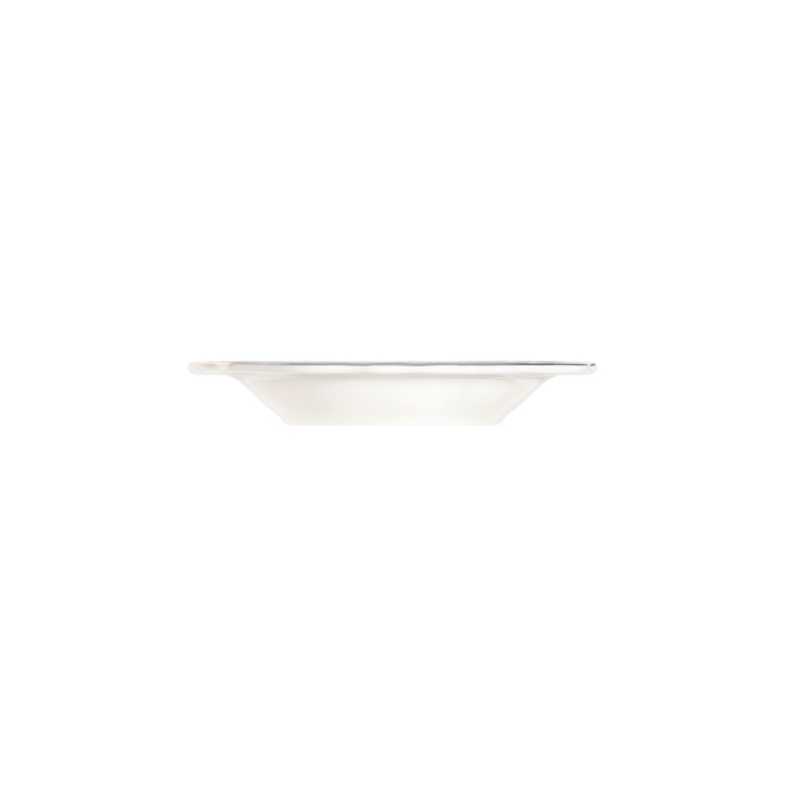 Jedálenská súprava 24 ks biela/strieborná/porcelán