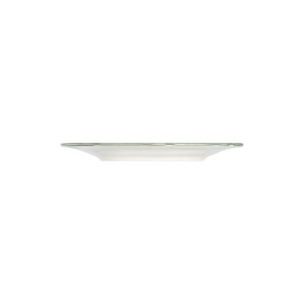 Jedálenská súprava 24 ks biela/zelená/porcelán