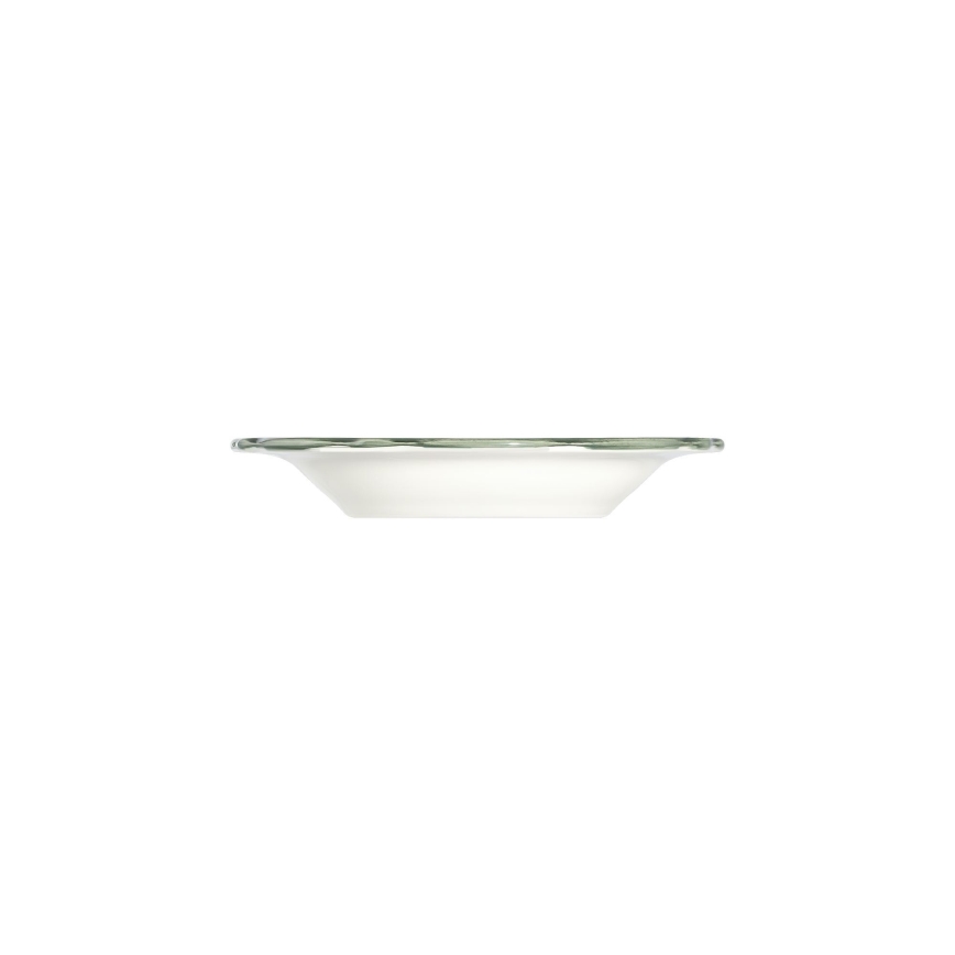 Jedálenská súprava 24 ks biela/zelená/porcelán