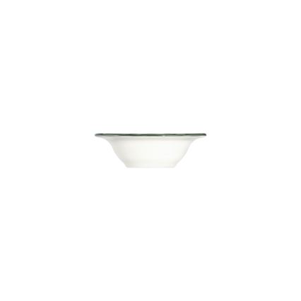 Jedálenská súprava 24 ks biela/zelená/porcelán
