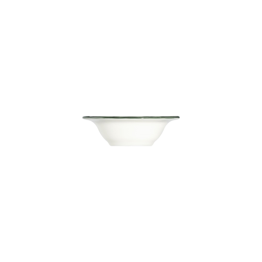 Jedálenská súprava 24 ks biela/zelená/porcelán