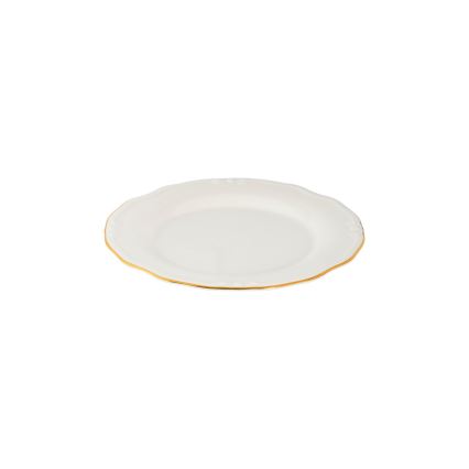 Jedálenská súprava 24 ks biela/zlatá/porcelán