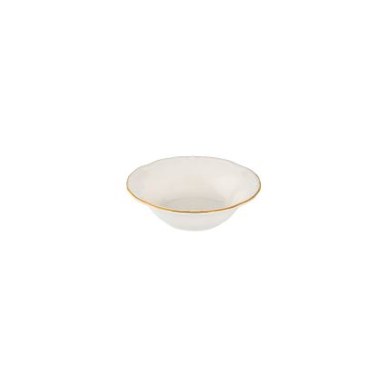 Jedálenská súprava 24 ks biela/zlatá/porcelán