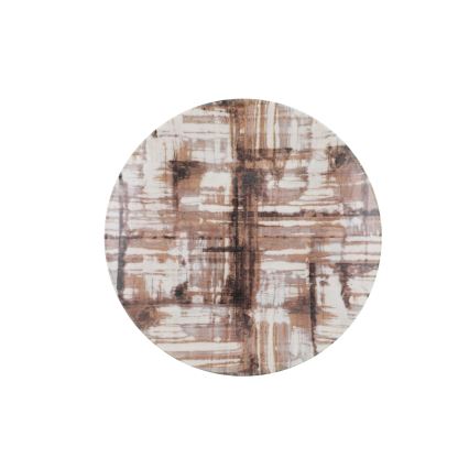 Jedálenská súprava 24 ks hnedá/biela/porcelán