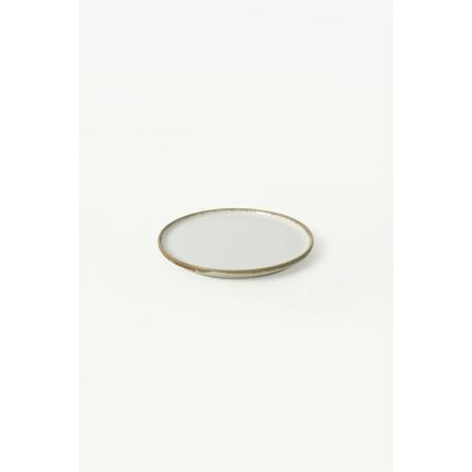 Jedálenská súprava 24 ks krémová/hnedá/keramika