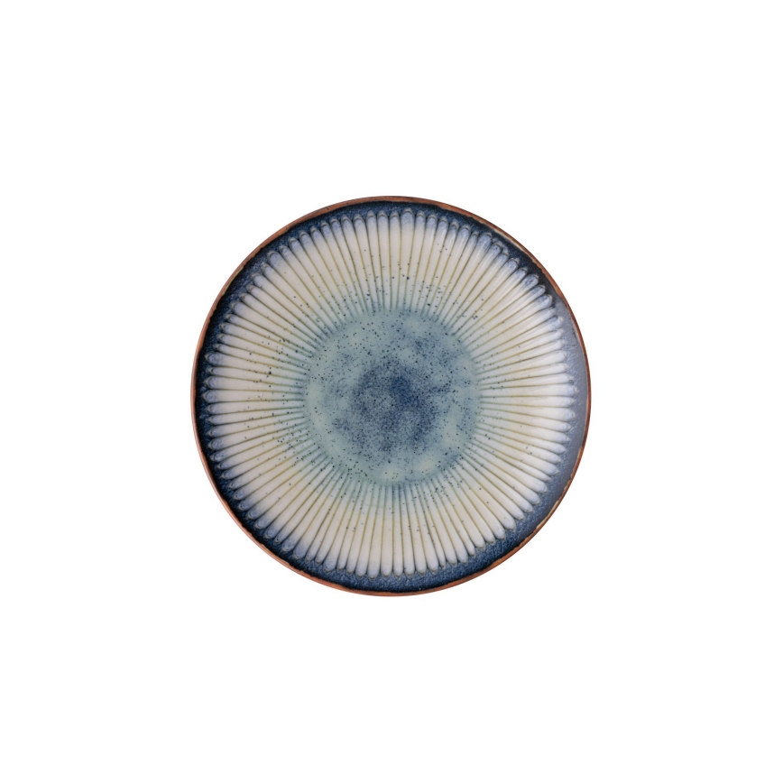 Jedálenská súprava 24 ks modrá/porcelán