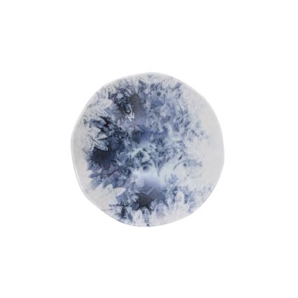 Jedálenská súprava 24 ks, modrá/porcelán