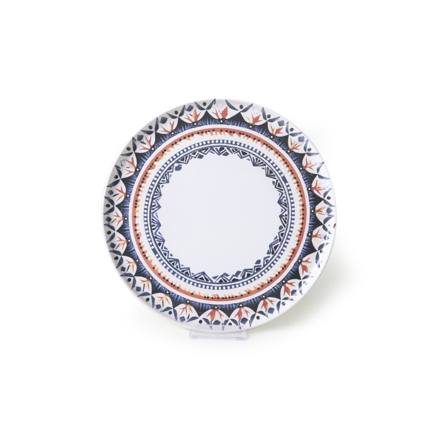 Jedálenská súprava 24 ks pestrofarebná/kamenina