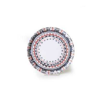 Jedálenská súprava 24 ks pestrofarebná/kamenina