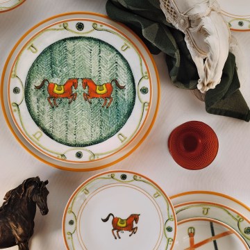 Jedálenská súprava 24 ks pestrofarebná/porcelán