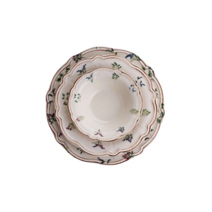 Jedálenská súprava 24 ks pestrofarebná/porcelán