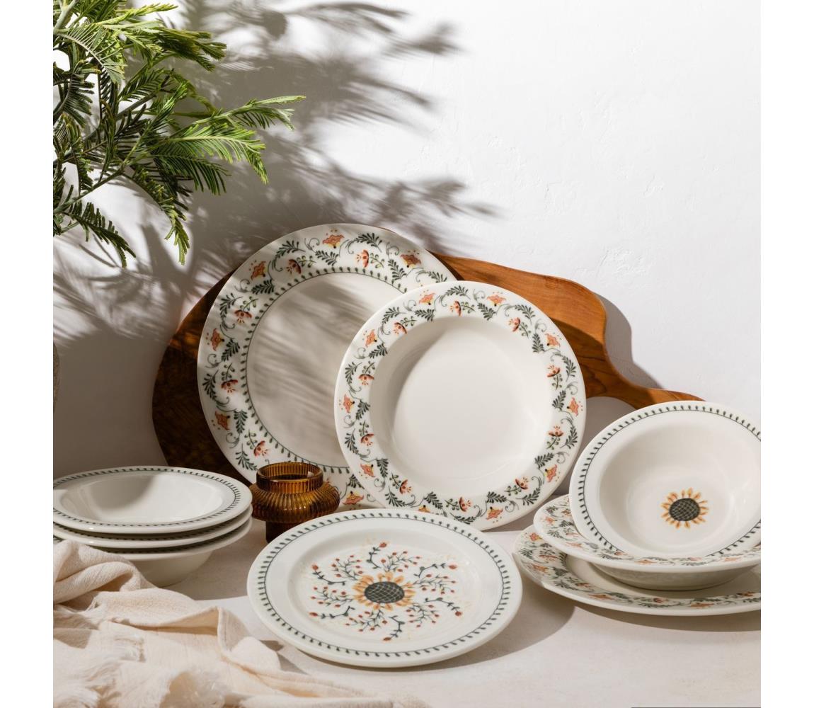 Jedálenská súprava 24 ks pestrofarebná/porcelán 667PRS1110