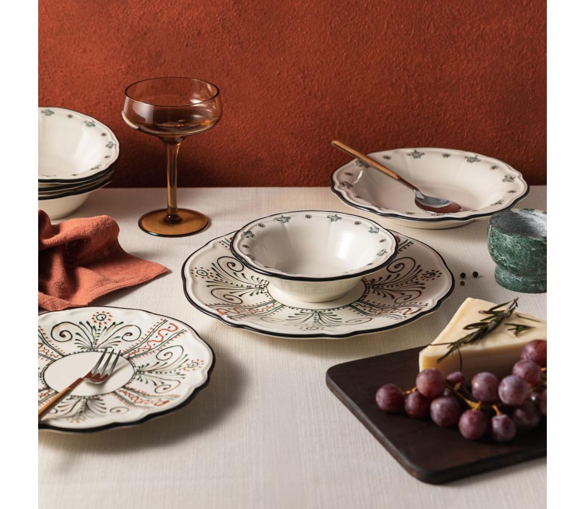 Jedálenská súprava 24 ks pestrofarebná/porcelán 667PRS1114