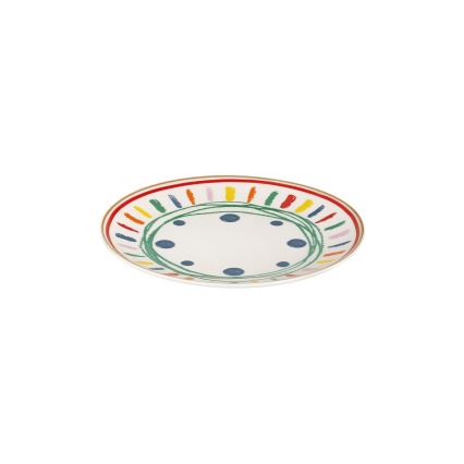 Jedálenská súprava 24 ks pestrofarebná/porcelán