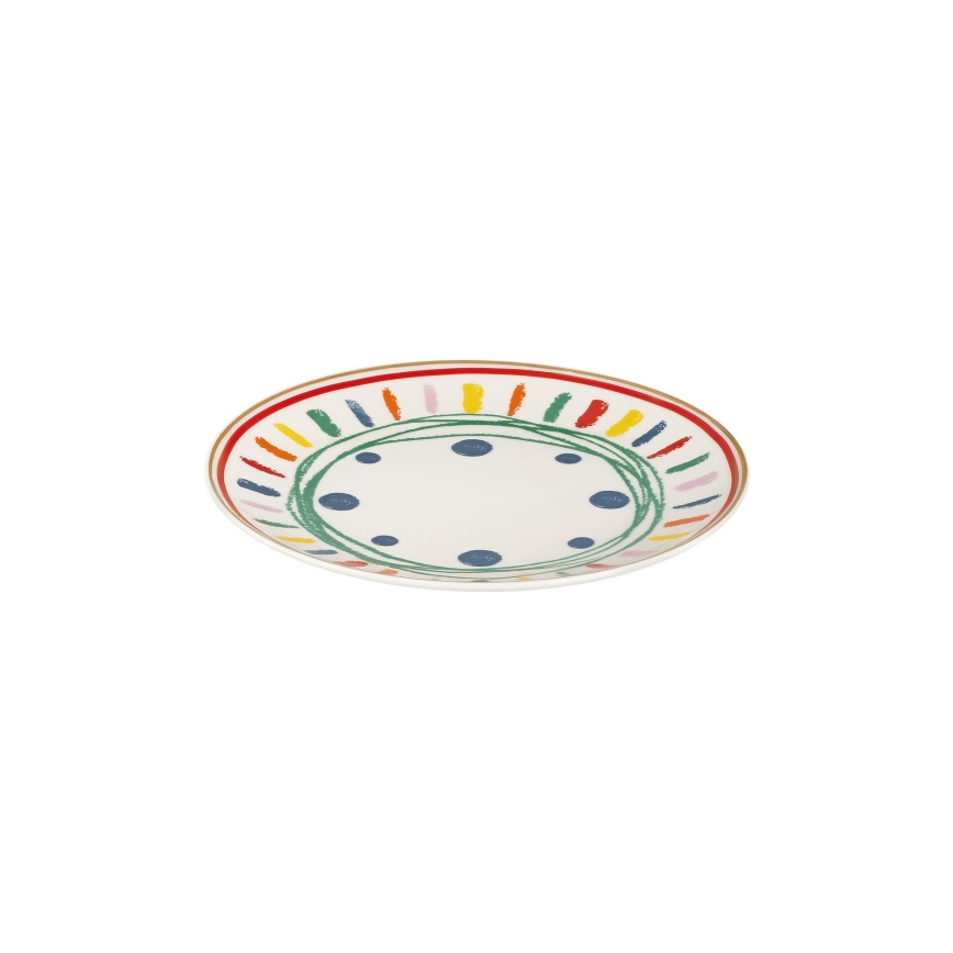 Jedálenská súprava 24 ks pestrofarebná/porcelán